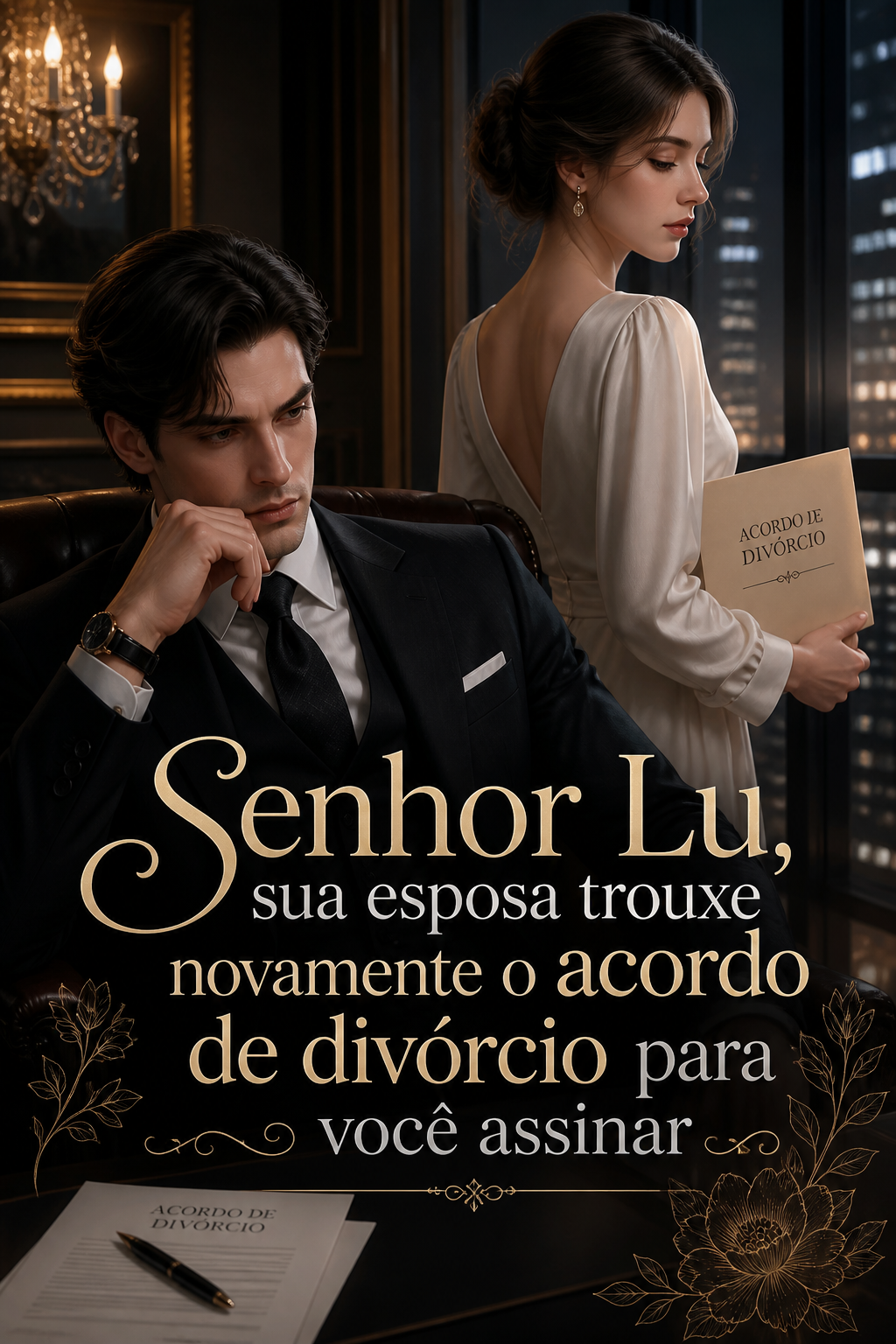 Senhor Lu, sua esposa trouxe novamente o acordo de divórcio para você assinar