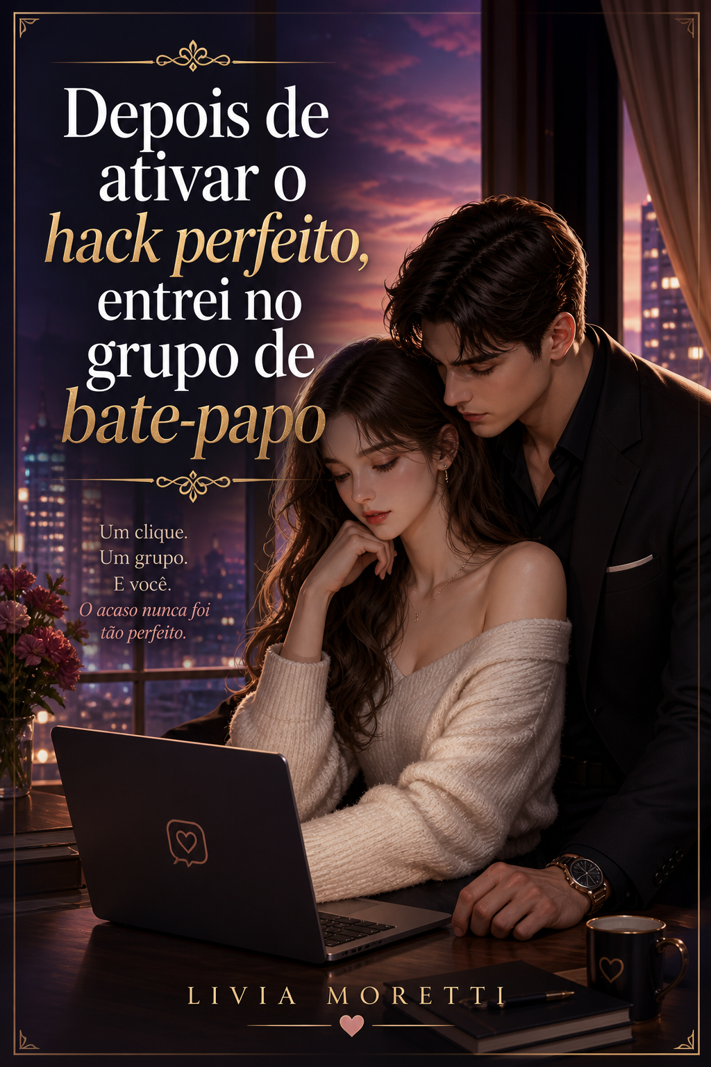 Depois de ativar o hack perfeito, entrei no grupo de bate-papo